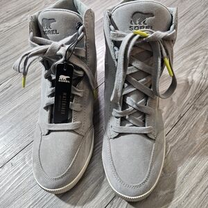 Sorel Light Gray Waterproof Sneakers